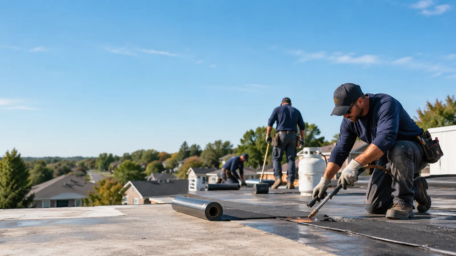 Flat Roof Leak Repair providers in Stowell, TX